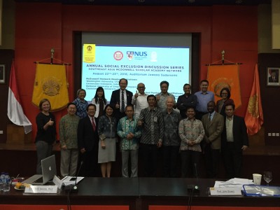 คุณอุกฤษฏ์ ปัทมานันท์ เข้าประชุม The First Annual Social Exclusion Discussion Series